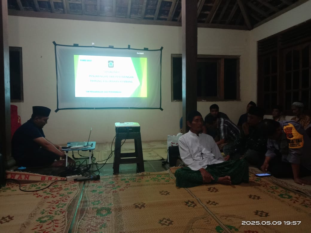 Sosialisasi Penjaringan dan Penyaringan Pamong Kalurahan (Jabatan Dukuh Pundak Lor)